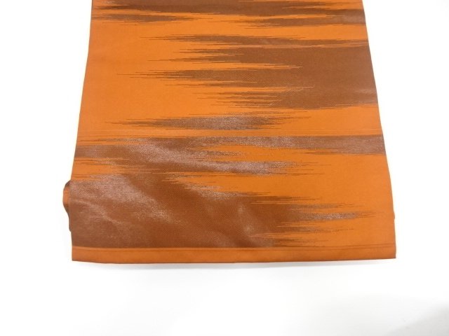  霞模様織り出し　名古屋帯